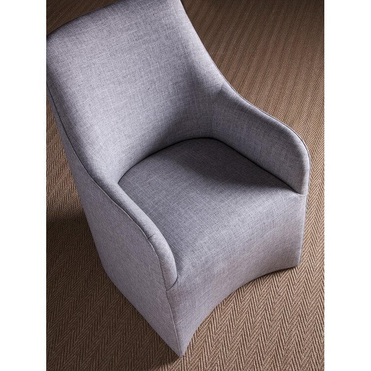 Cohesion Program Linen Arm Chair in Gray